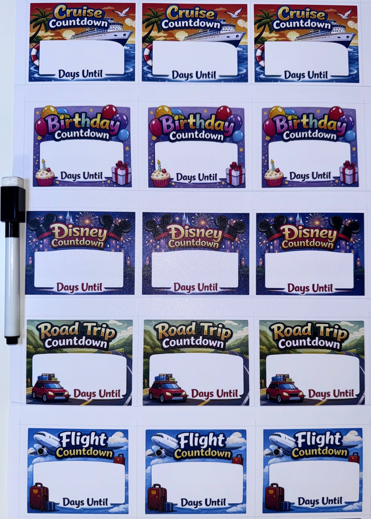 Dry Erase Magnets