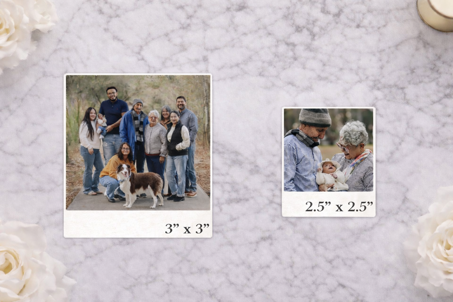 3 x 3" Photo Magnets